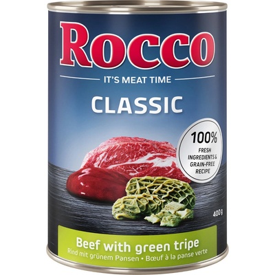 Rocco Classic hovädzie s lososom 6 x 400 g