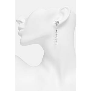 Guess обици дамски от неръждаема стомана AURORA (JUBE06.236JW) - answear - 117,33 лв