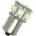 Диодна крушка тип ba15s с 13 smd диода единична светлина Бяла