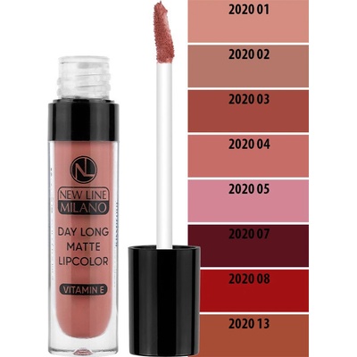New Line Milano Dlhotrvajúci tekutý matný rúž 03 5 ml