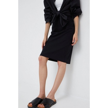 Emporio Armani sukně mini, pouzdrová černá