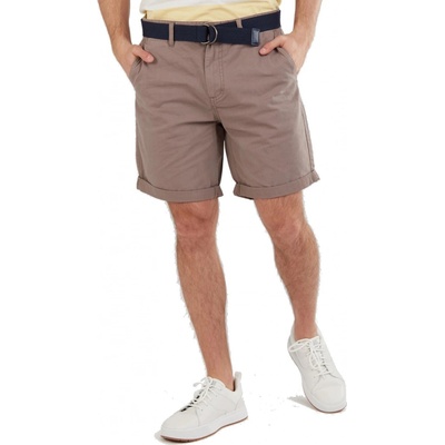 Fundango North Shore Chino shorts -639-mud šedá