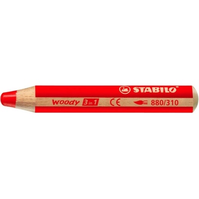 Stabilo Woody 3 v 1 880/310 červená