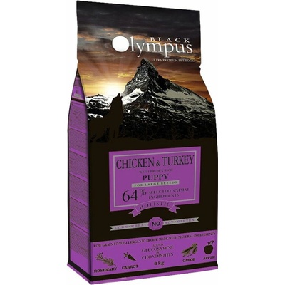 Black Olympus Puppy Maxi Chicken & Brown Rice 12 kg