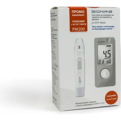 Prolife Комплект глюкомер Prolife - PM200, + 50 тест ленти (1672085)