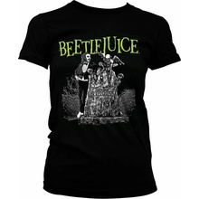 Beetlejuice tričko Headstone Girly Black