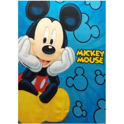 Setino Dětská deka modrá Mickey Mouse