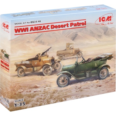 ICM WWI ANZAC Desert Patrol Model T LCP Utility Touring 1:35