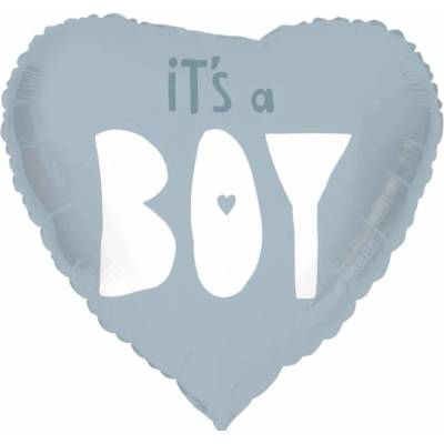 Folat Foliový balonek srdceIt's Boy 45 cm