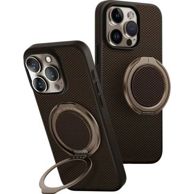 Uniq Keva Air Magclick Charging GripFit Case за iPhone 16 Pro - кафяв (8886463691779)