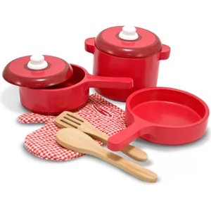 Melissa & Doug Дървен комплект - Аксесоари за кухня (12610)