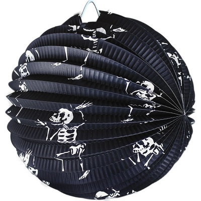 Rappa Lampion Halloween kulatý kostlivci 25 cm 8590687000438 – Sleviste.cz