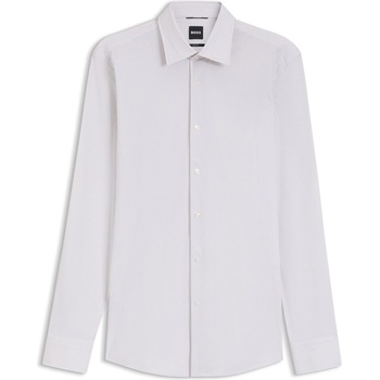 HUGO BOSS Риза Boss Men's Long Sleeve Plain Shirt - Beige 286