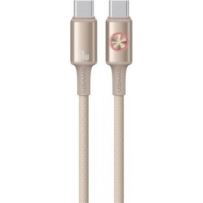 Usams SJ752USB02 Type-C – Type-C 120cm šedý