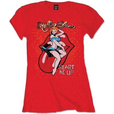 The Rolling Stones Start me up Red L Дамски Риза (<![CDATA[RSTEE21LR03]]>)