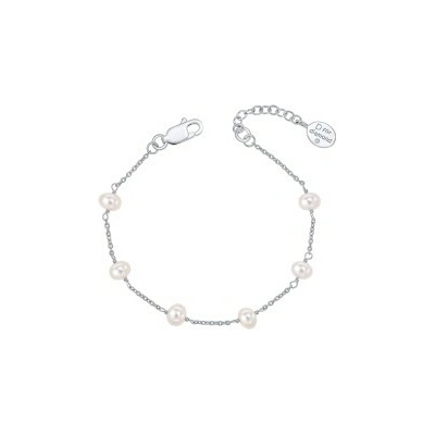 D for diamond Detský strieborný náramok B5449W