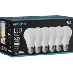 Mexen Nova 6x LED крушка E27, A60, 5W, Неутрална - 4000K, 525 lm - L100-E27-0540-01x06 (L100-E27-0540-01x06)