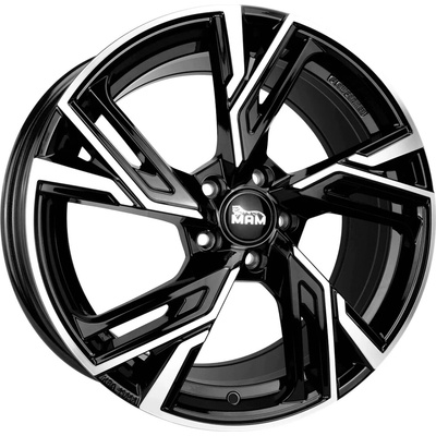 MAM RS5 8,5x19 5x114,3 ET40 black polished