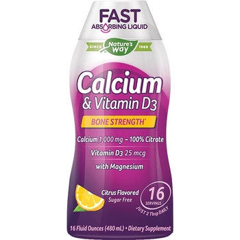 Nature's Way Calcium & Vitamin D3, Цитрус, 480 ml, Nature's Way