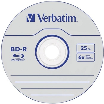 Image 1 of Verbatim BD R Verbatim Datalife SL 6x 25GB 50 броя в комплект No ID (43838)