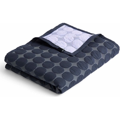 HAY Prikrývka Mega Dot Organic midnight blue 260x260