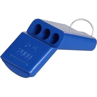 Merco Whistle Colored 012 plastová píšťalka se šnůrkou multipack 12 ks