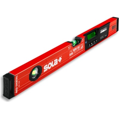 Digitální vodováha s rozhraním Bluetooth - sklonoměr, RED 25 digital, délka 250 mm, rozměr 59 x 27 mm, SOLA