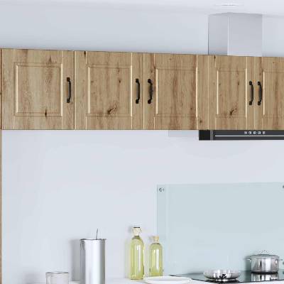 vidaXL Стенен шкаф PORTO Дъб 80 x 31 x 40 см Инженерно дърво (885294)