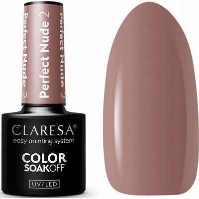Hybridní lak na nehty 5g Claresa PERFECT NUDE 2 chladný odstín hnědé