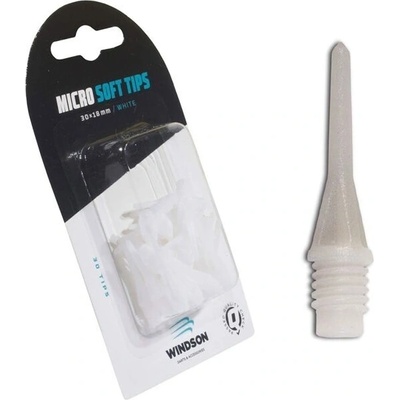 Windson hroty soft 18mm 30ks biela Mäkké