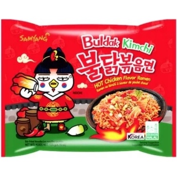 Samyang Buldak Kimchi Pálivý Kuřecí Ramen instantní nudle 140g
