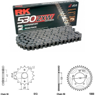 RK Racing Chain Řetězová sada Suzuki GSX-R 1000 05-06 | Zboží Auto