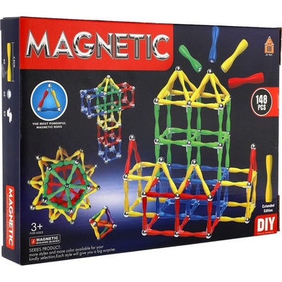 Teddies Magnetická stavebnica 120 ks