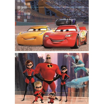 EDUCA Dřevěné Disney Pixar 2 x 50 dielov