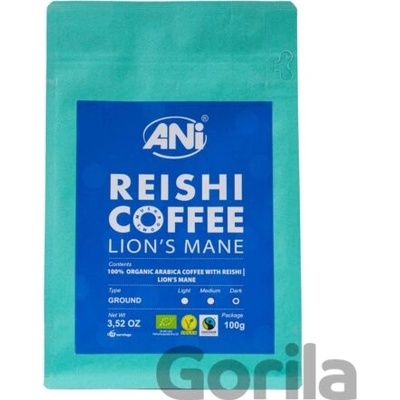 ANilab Lion's Mane Reishi BIO mletá 100 g