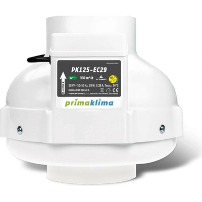 Prima Klima EC 125 mm 330 m3/h, 1-rýchlostný