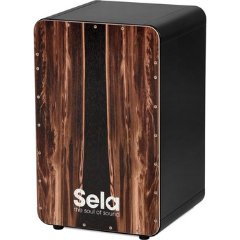 Sela SE 089 CaSela Black/Dark Nut Дървен кахон (SE089)