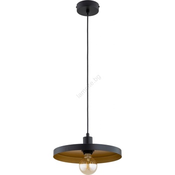 Alfa Пендел на кабел LITO 1xE27/15W/230V черен (ALF61611)