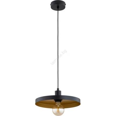 Пендел на кабел LITO 1xE27/15W/230V черен (ALF61611)