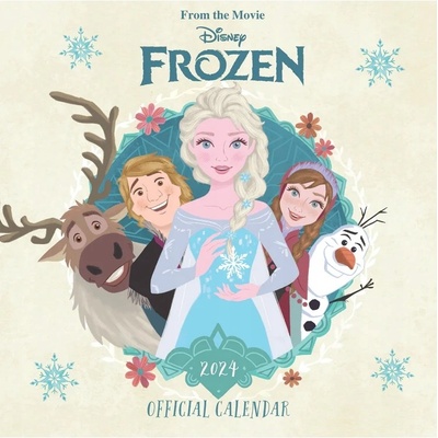Nástenný na rok Disney Frozen 30x30 cm 2024