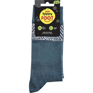 AGIVA Мъжки чорапи за настроение Agiva Happy Foottopia, Pattern, размер 40-43 / 44-46 (AGIVA-321)