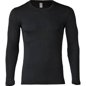 Engel Мъжко копринено термобельо Engel Shirt L/S Merino base layer - Black - размер 50/52 (EU) (014-0745-0312)