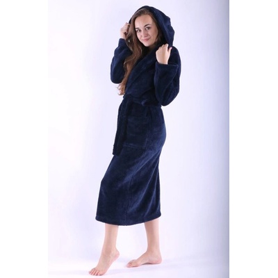 Luna dámsky župan tmavo modrý