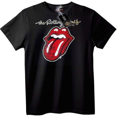 NOONEBRAND Тениска с лого на The Rolling Stones - 2XL, White