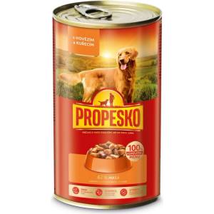 Propesko Dog Консерва с говеждо и пилешко в сос 1240 г