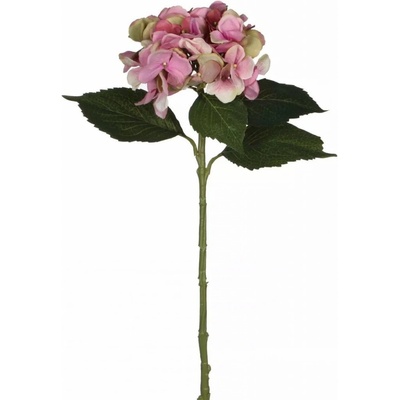 Umělá rostlina Hortenzie, 51 cm, růžová 1011207