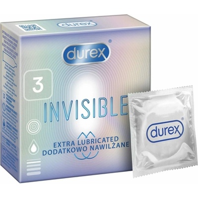 Durex Invisible Superthin 3 ks