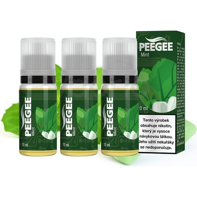 PeeGee Mint 3 x 10 ml 12 mg