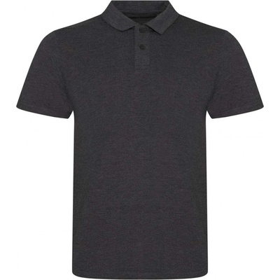 Pánská polokošile s krátkým rukávem tri-BLEND dřevěné uhlí žíhané šedé