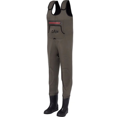 DAM Neoprenové prsačky BREAK-POINT NEOPRENE WADER BOOTFOOT CLEATED GREY